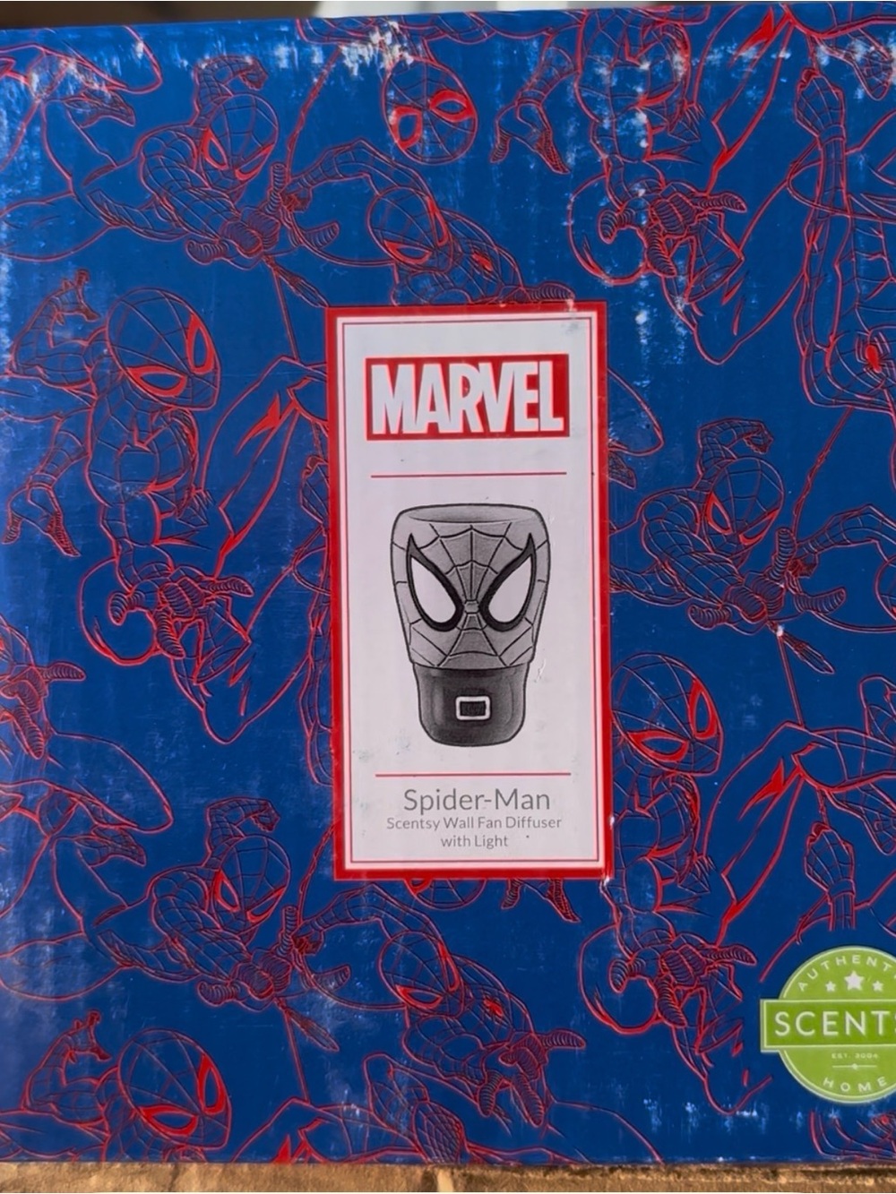Marvel Spider-Man Wall Fan Diffuser - Blue & Red